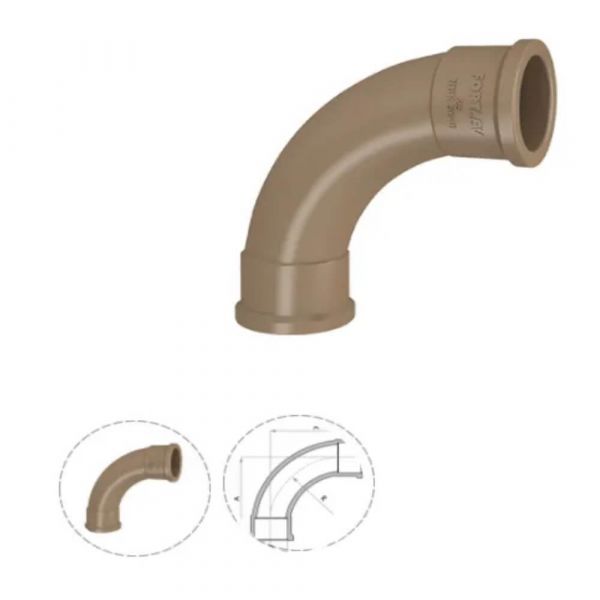 Curva Soldável 90° 20mm Fortlev