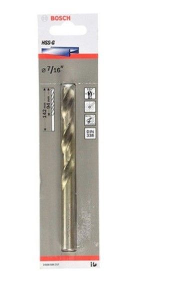 Broca para Metal Aço Rápido HSS-G 7/16 Bosch 2608585444