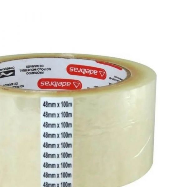 Fita Qualitape Trans 48mm x 100m Adelbras