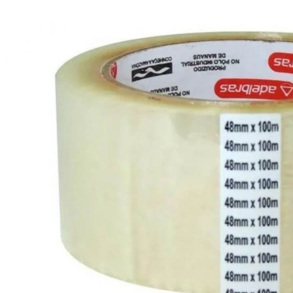 Fita Qualitape Trans 48mm x 100m Adelbras