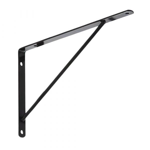 Cantoneira Ferro Leve Preta 30cm Hayner