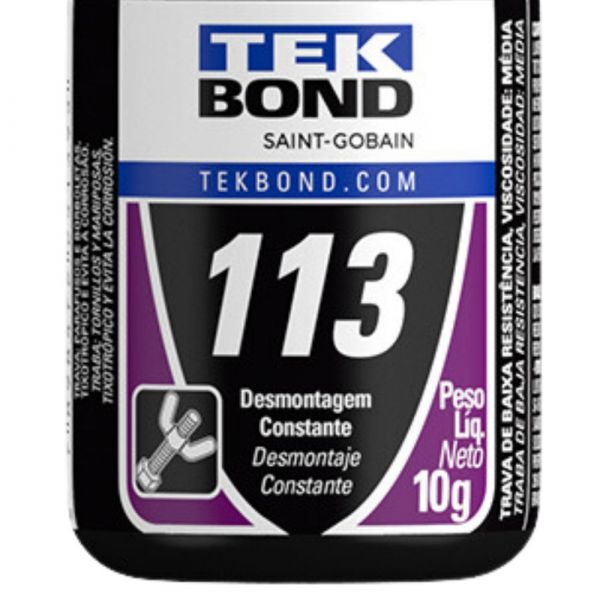 Trava Parafuso Violeta BT 113 10g Tek Bond
