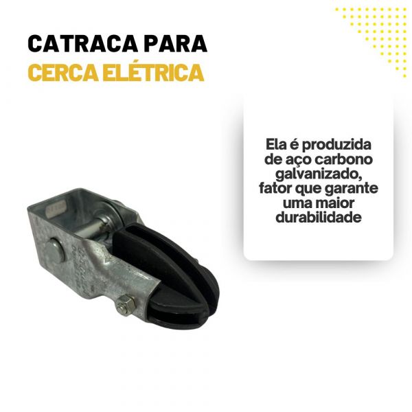 Catraca Para Cerca Elétrica Arame Liso CX-200 Caçula