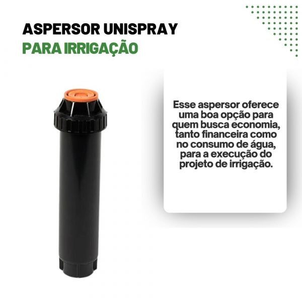 Aspersor Unispray 4 Para Irrigação Rain Bird