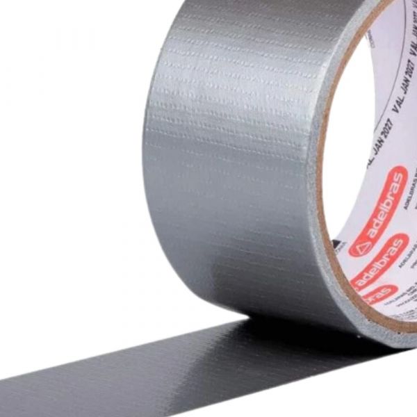 Fita Multiuso Silver Tape Prata 48mm x 10m Adelbras