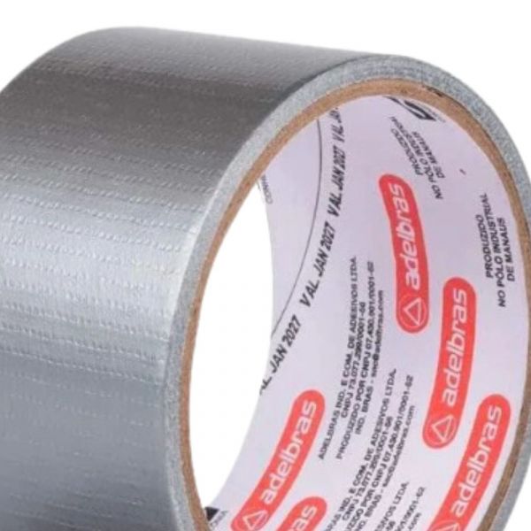 Fita Multiuso Silver Tape Prata 48mm x 10m Adelbras