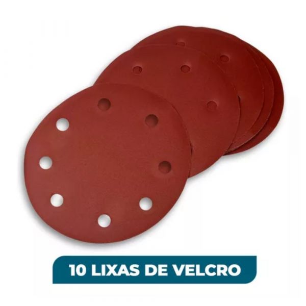 Disco Lixa Parede 225mm P 60 Mlp750 Pacote Com 10 Unidades Menegotti
