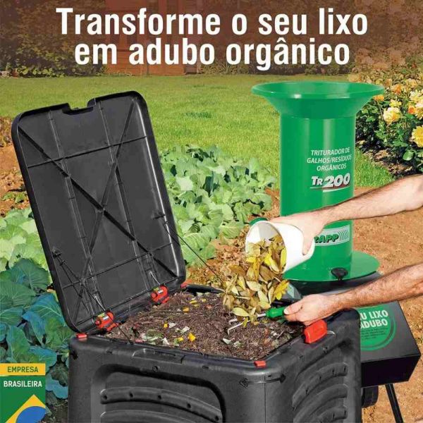 Triturador de Galhos e Resíduos TR-200 1,5CV Trapp