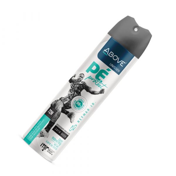 Desodorante para os Pés Aerossol Jato Seco 150ml/90g Unissex Above