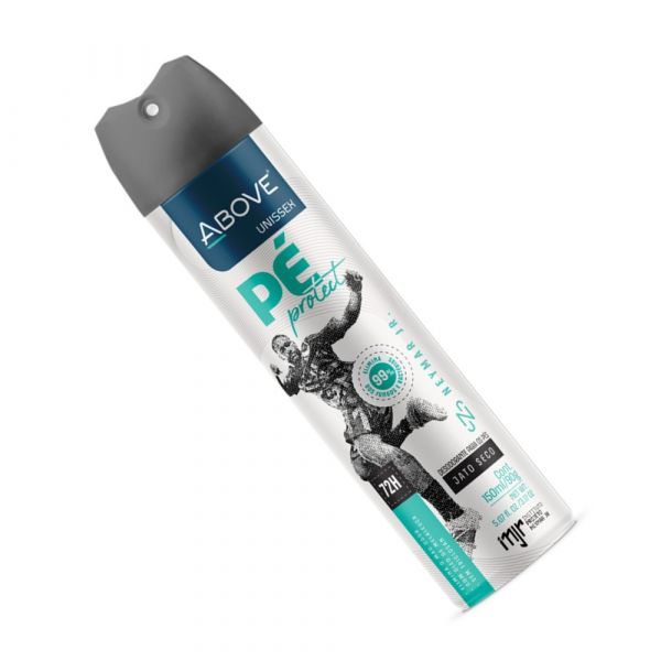 Desodorante para os Pés Aerossol Jato Seco 150ml/90g Unissex Above