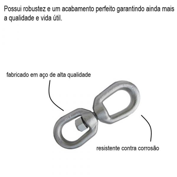 Destorcedor Olhal x Olhal 3/4” Carbostorm