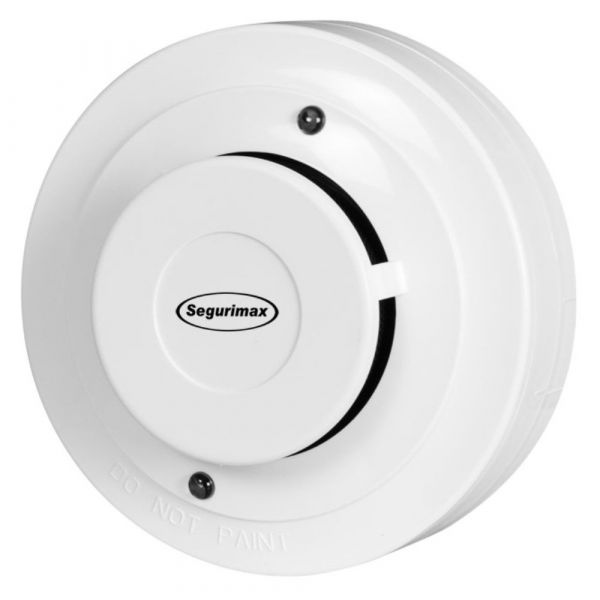 Detector de Fumaça Óptico 12/24V Segurimax