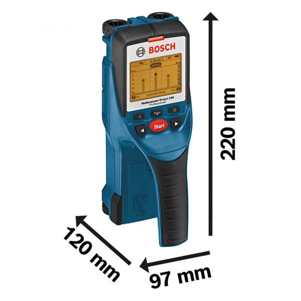 Detector e Scanner de Parede Bosch D-TECT 150
