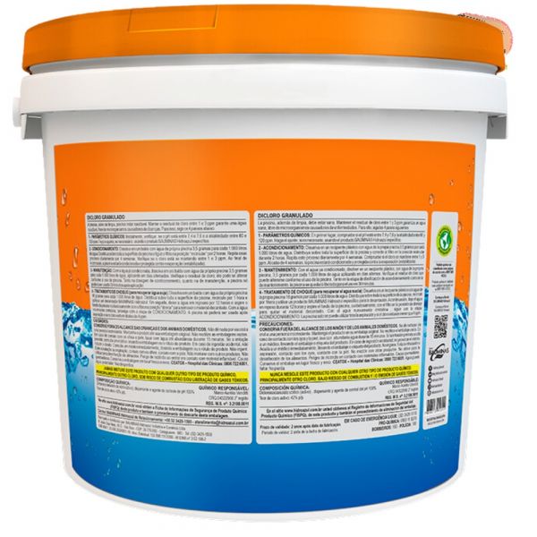 Dicloro Granulado 10Kg Hidroazul