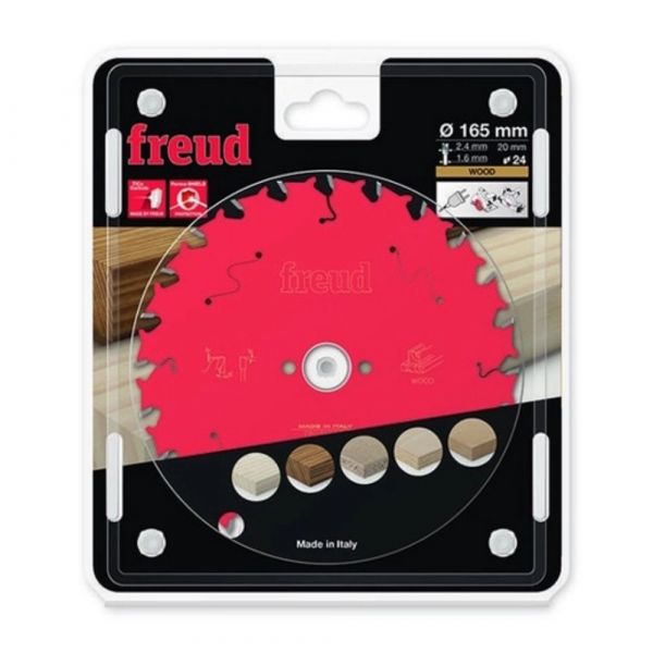 Disco Serra Circular Para Madeira 24 Dentes 165x20mm Freud 