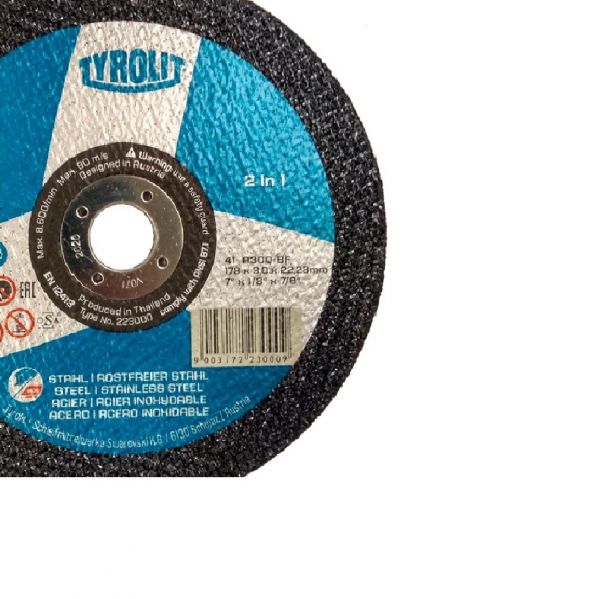 Disco de Corte 7” X 1/8x7/8 A30Q-BF Tyrolit