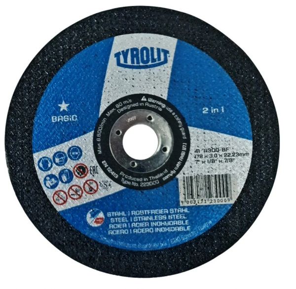 Disco de Corte 7” X 1/8x7/8 A30Q-BF Tyrolit