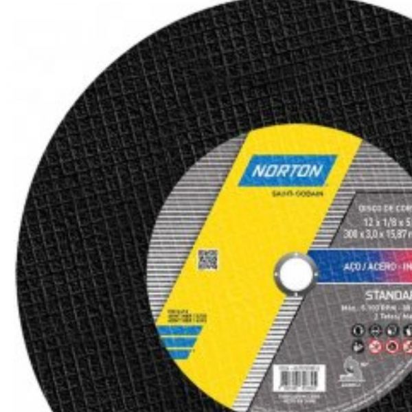 Disco de Corte AR 302 12 X 1/8 Pol. X 5/8 Pol. Norton