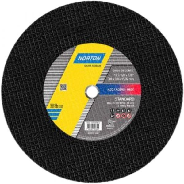 Disco de Corte AR 302 12 X 1/8 Pol. X 5/8 Pol. Norton