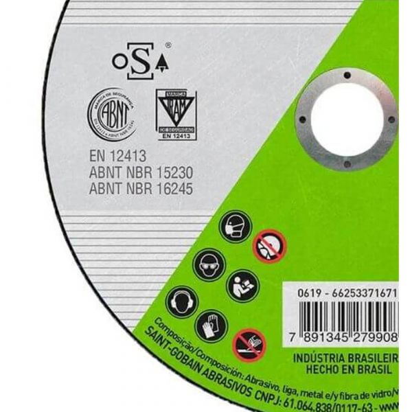 Disco De Corte Classic AR102 4.1/2X1/16X7/8  Norton
