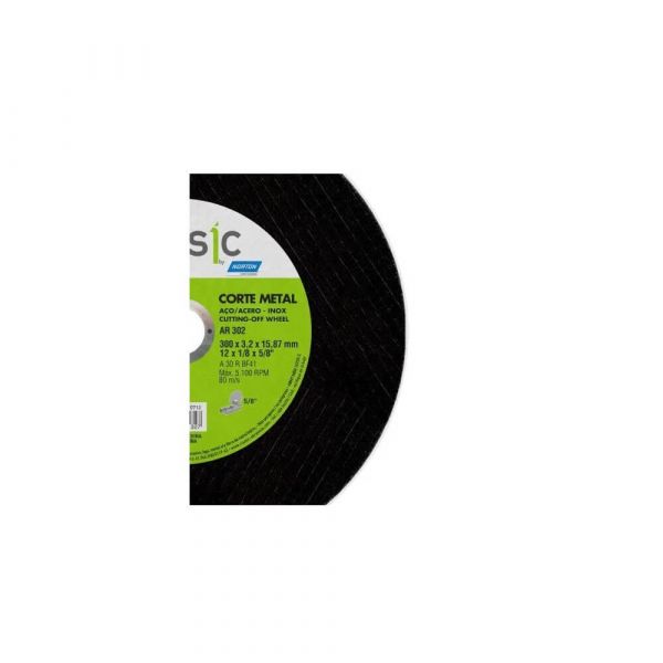 Disco De Corte Classic 12X1/8X5/8” AR302 Norton