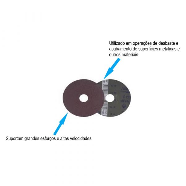 Disco De Fibra Metalite 4.1/2” G24 Norton