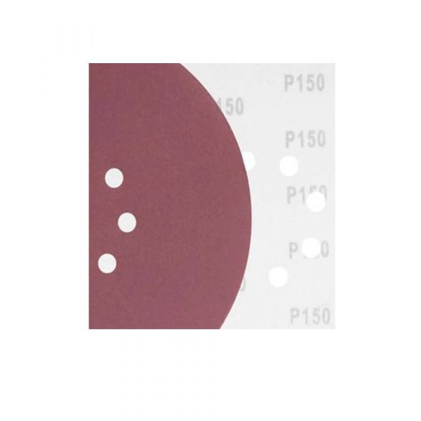 Disco De lixa Com Costado Em Pluma 225mm  Para Lixadeira Lpv 600 E Lpv 1000 Com 10 Unidades Vonder