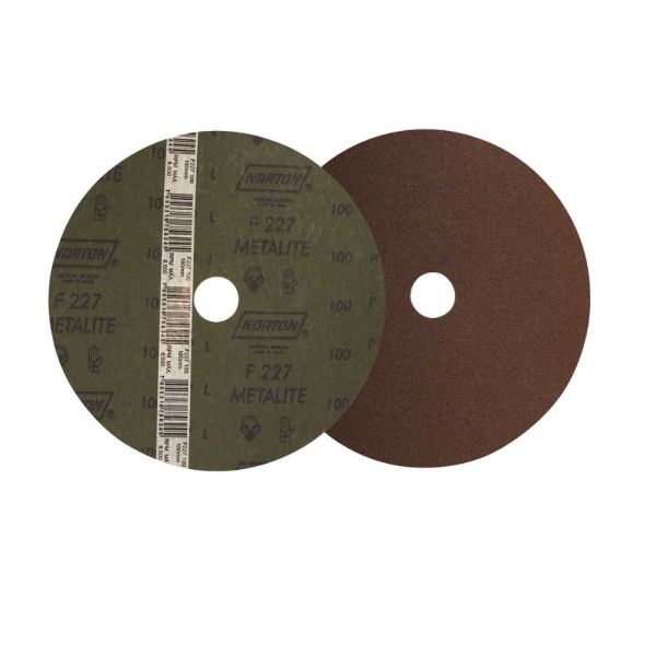 Disco De Lixa Costado Em Fibra 180mm Grão 100 F-227 Norton