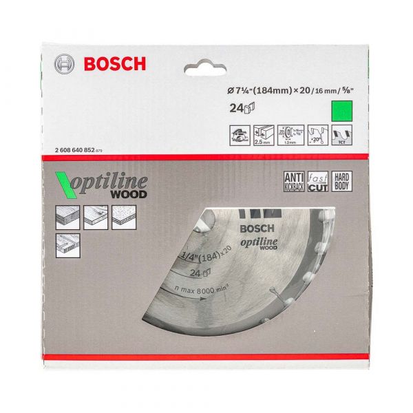 Disco para Serra Circular Vídia Bosch 7