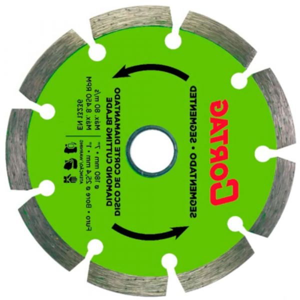 Disco Diamantado Segmentado 180mm Esmerilhadeira Cortag