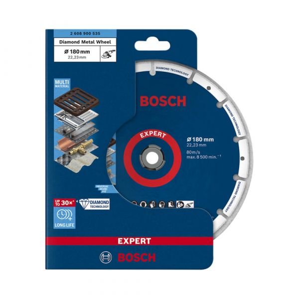 Disco Diamantado Bosch para Metal 180mm 2608900535000 Bosch 