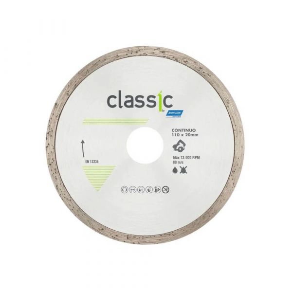 Disco Diamantado Continuo Classic 110mm Norton