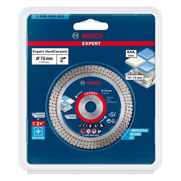 Disco Diamantado Expert for Hard Ceramic 76x1,5x10mm Bosch