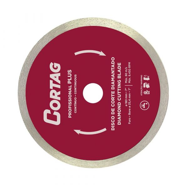 Disco Diamantado Profissional Plus 254mm Cortag