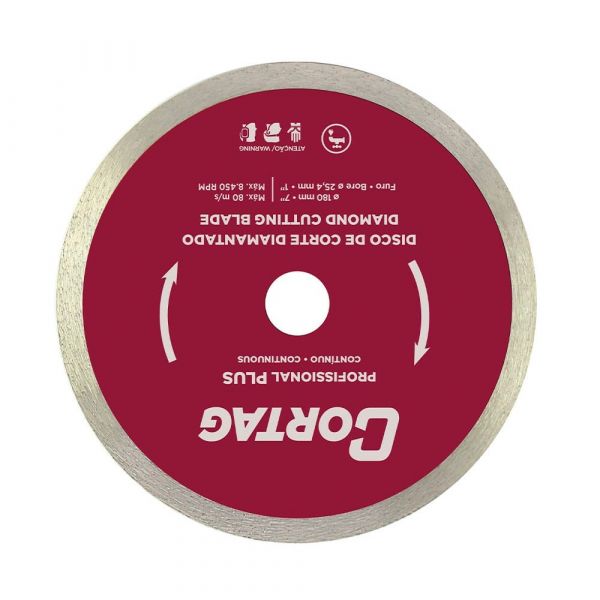 Disco Diamantado Profissional Plus 254mm Cortag