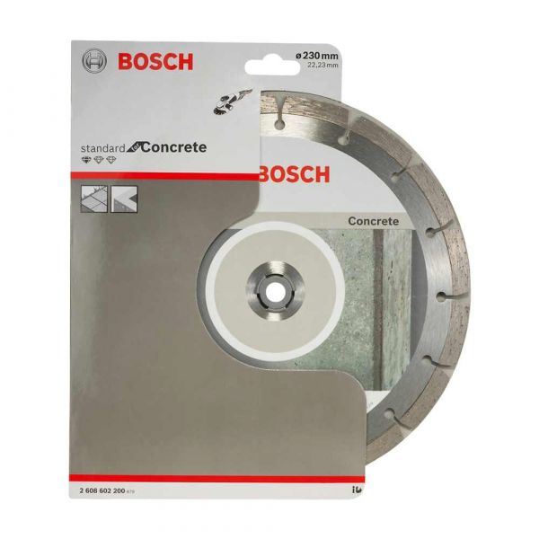 Disco diamantado segmentado Bosch Std for Concrete 230x22,23x2,3x10mm