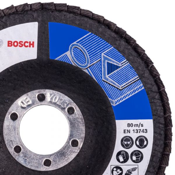 Disco Flap 4.1/2 Pol. G120 Óxido Alumínio Metal Bosch