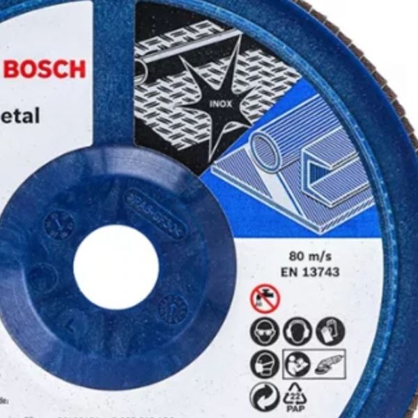 Disco Flap 7 Pol. G120 Standard For Metal 180mm Bosch