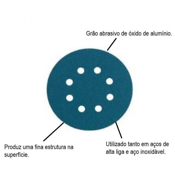 Disco Lixa Com Velcro 5