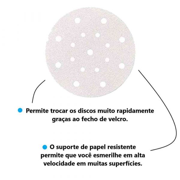 Disco Lixa Com Velcro 6