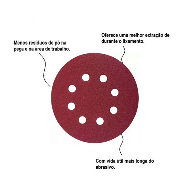 Disco Lixa Com Velcro 5