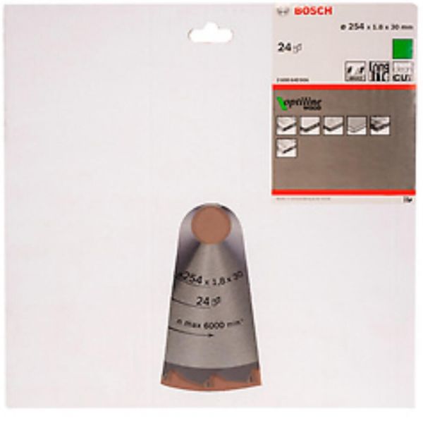 Disco serra circular Bosch Optiline Wood ø254x30mm 24D