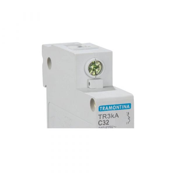 Disjuntor Monofásico Din Tr3ka 1P 32A Curva C Tramontina