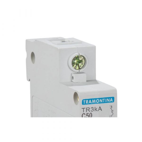 Disjuntor Monopolar 1P 50A Tr3ka Curva C Tramontina