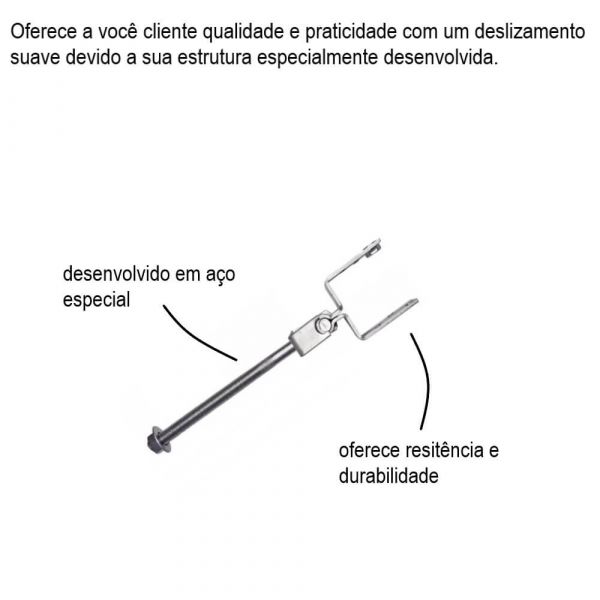 Dobradiça Aço Boca De Lobo 3/16” Jg Indústria
