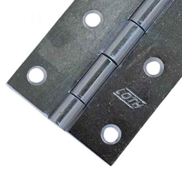 Dobradiça Para Porta Zincada 1,5” Encartelado Loth