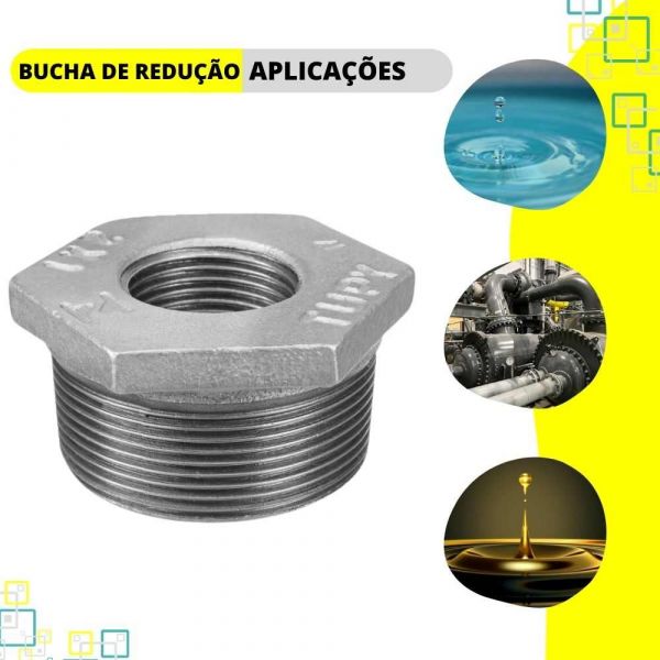 Bucha de Redução Galvanizado 1x1/2