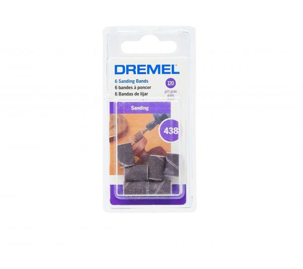 Tubos de Lixa 438 Gr120 1/46 unidades Dremel 2615000438