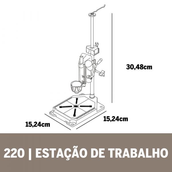 Dremel Acoplamento Estação Trabalho (Mod 220)