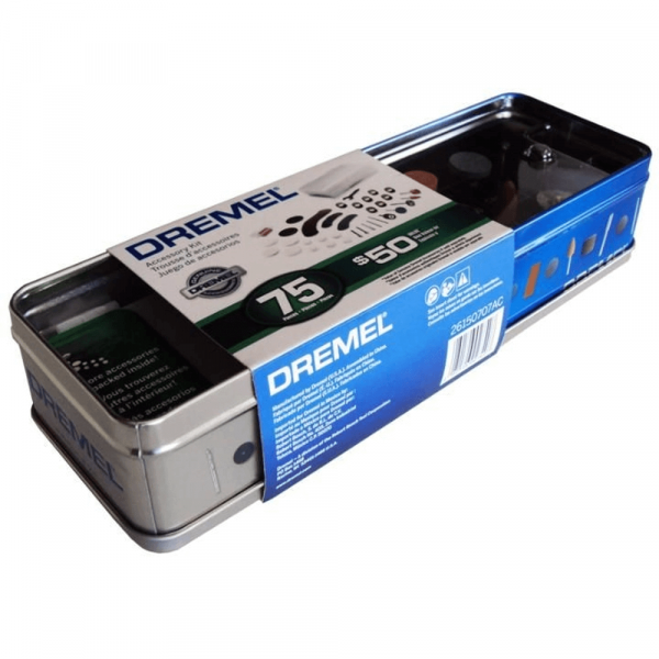 Dremel Kit De Acessórios De Micro Retífica Para Cortar, Esmerilhar, Limpar, Polir, Lixar, Esculpir e Furar - 75 Peças (Modelo 707)